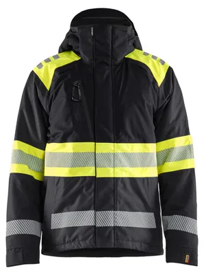 Produktbild von Blakläder High Vis Winterjacke 4480, Farbe:Schwarz/High Vis Gelb, Größe:XXXL