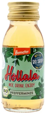 Produktbild von HOLLALA -  (Demeter) Sirup Pfefferminze 60ml