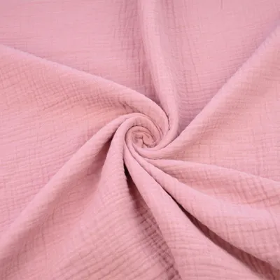 Produktbild von Musselin Double Gauze rosa (Retro rosa)