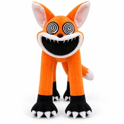 Productafbeelding van Wiztex Orange Monster Knuffel – Een griezelige, oranje pluchen knuffel om mee te spelen en te knuffelen, ideaal als cadeau. Een verzamelobject geïnspireerd op games