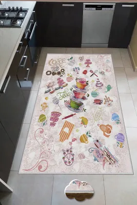 Produktbild von Conceptum Hypnose, WOOKECE243- WOOKECE243HFT, Bunt, Teppich, 50 x 80 cm, 100% POLYESTER