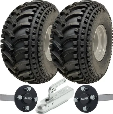 Obrázok produktu pre 22x11.00-8 Open Centre P308 ATV Trailer Kit kolesá ALKO nápravy a SPP záves 310kgs