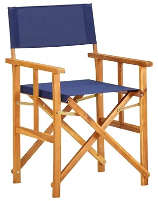 Image de Chaise pliante en bois d'acacia pour l'extérieur