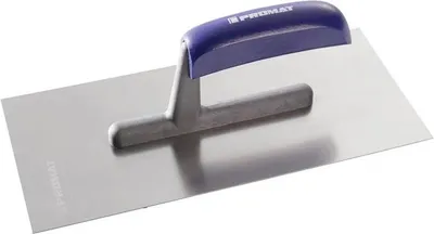 Produktbild von Glättekelle L.280mm B.130mm rostfrei,m.H-Heft VA S.0,7mm PROMAT