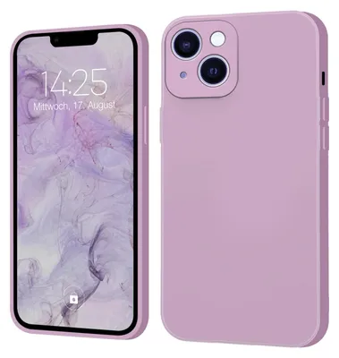 Produktbild von Hülle für Apple iPhone 13 Case Cover Bumper Smartphone Softgrip Schutzhülle Farbe: Lila