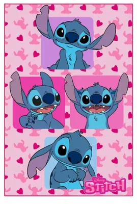 Produktbild von Lilo & Stitch Kinderteppich Kinderzimmer 120x80cm