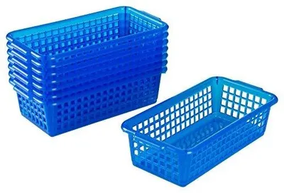 Zdjęcie produktu dla Kosz do przechowywania plastikowy zestaw 8 sztuk organizacja domu