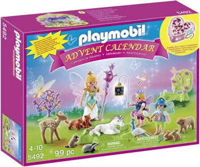 Produktbild von PLAYMOBIL 5492 Adventskalender Einhorngeburtstag