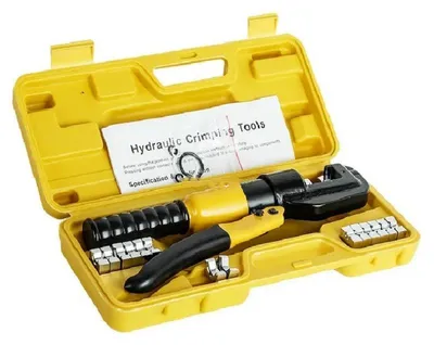 Produktbild von Hydraulische Kabelschuh Presszange - YQK-70 Crimpzange - Pressbereich 4–70 mm² - 5–6 t Druck - Für Kabelschuhe und Aderendhülsen