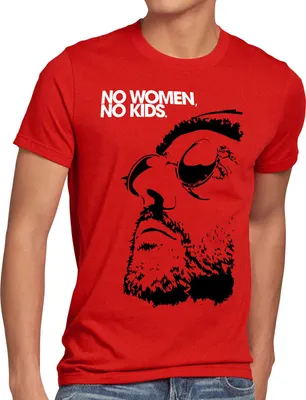 Produktbild von style3 No Women No Kids Herren T-Shirt leon der profi portman nathalie reno jean
