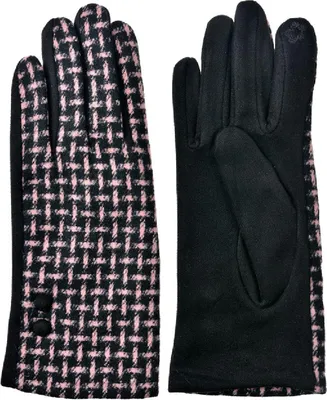 Produktbild von Juleeze JZGL0101BU Winterhandschuhe schwarz rosa 9x23x1 cm