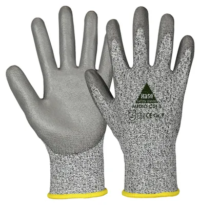 Produktbild von HASE SAFETY GLOVES Schnittschutz-Arbeitshandschuhe Medio Cut 3, EN 388, EN 420, Größe 7