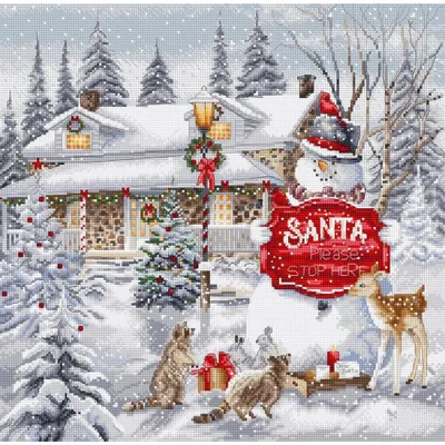 Obrázok produktu pre Sada na výšivku "Letistitch" technikou krížikov, s počítacím vzorom, rozmer 31x31 cm