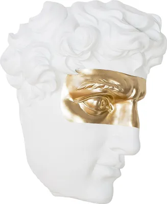 Produktbild von Casablanca by Gilde Wandobjekt Mann Modern David weiß H. 50,5 cm, 58245