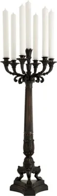 Produktbild von Casa Padrino Massiver Luxus Kerzenständer Antikstil Bronze 79 x 30 cm - Kerzenhalter