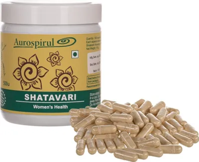 Produktbild von Nahrungsergänzungsmittel Aurospirul Shatavari (500 Kapseln) 7882