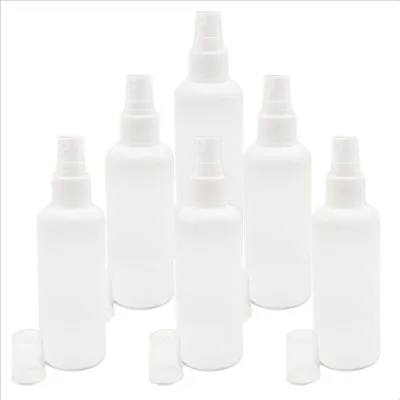 Produktbild von INOX® 6 x 100ml Sprühflasche leer - Zerstäuber Pumpzerstäuber Desinfektion