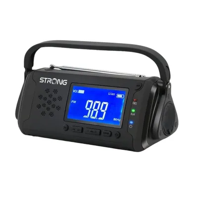 Image de STRONG EPR1500 Kurbelradio schwarz