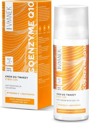 Obrázok produktu pre Vianek Hero Pleťový krém s koenzýmom Q10 1,5 %, 50 ml