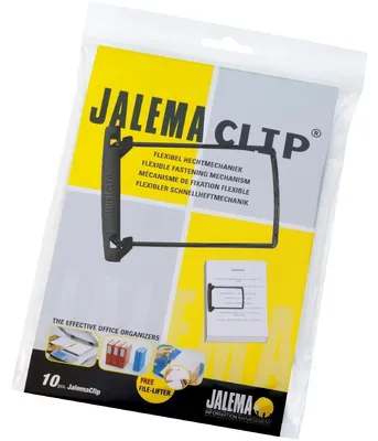 Zdjęcie produktu dla Jalema 5710246 Klips - Klips do segregatorów, 10 sztuk, czarny