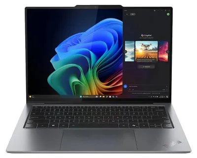 Zdjęcie produktu dla Lenovo ThinkPad X9-14 Gen 1 Aura Edition Copilot+ PC, Intel Core Ultra 5, 35,6 cm (14"), 1920 x 1200 px, 32 GB, 512 GB, Windows 11 Pro