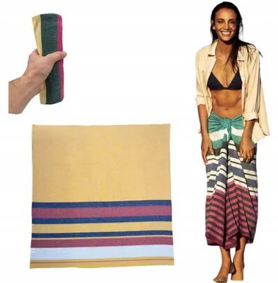 Obrázok produktu pre Yes Home Fouta Pareo Plážový Uterák Sauna 100x100cm Bavlna