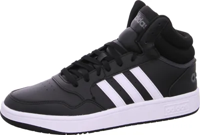 Produktbild von adidas Hoops 3.0 Mid sportlicher Schnürer Schwarz