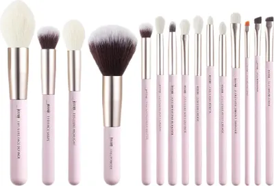 Image de Jessup Mua Blushing Bride, ensemble de pinceaux de maquillage T292, 15 pièces
