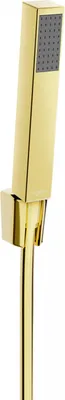 Produktbild von Mexen R-77 Kopfbrausegarnitur mit Regenbrause und Thermostatmischer, Gold - 785775052-50