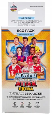 Produktbild von Topps UEFA Champions League EXTRA 2025/26 Eco Pack – 39 cards