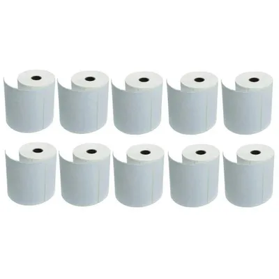 Produktbild von Montegoni Etikettenrolle Versandetiketten Rolle 100x150mm, Thermoetiketten für Zebra MUNBYN Dymo Thermodrucker | DHL UPS DPD kompatibel