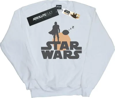 Produktbild von Star Wars - "The Mandalorian And The Child" Sweatshirt für Damen BI38852 (M) (Weiß)