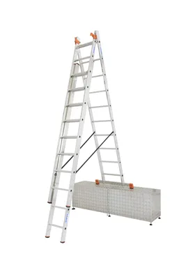Produktbild von Krause Leiter Tribilo 3X10 Sprossen Treppenanpassung