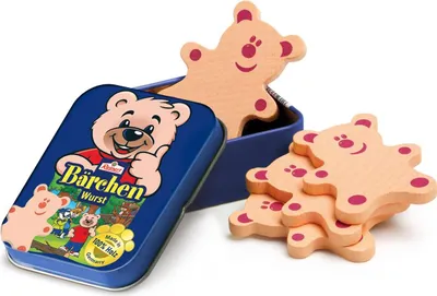Produktbild von Erzi Bärchenwurst von Reinert in der Dose - Kaufladenzubehör