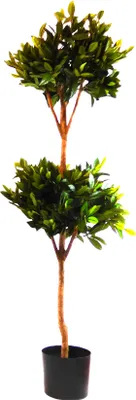 Produktbild von Kunstpflanze Naturstamm 2 Lorbeerkugeln ca. 140 cm