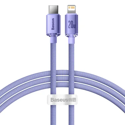 Immagine prodotto di Cavo Baseus Cajy000205 Lightning - Usb-C Pd 20W 480Mb/S 1,2M - Fioletowy