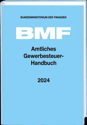 Produktbild von Amtliches Gewerbesteuer-Handbuch 2024