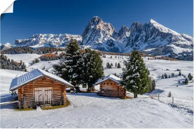 Produktbild von ARTland Poster Herbst auf der Seiser Alm Südtirol Größe: 60x40 cm
