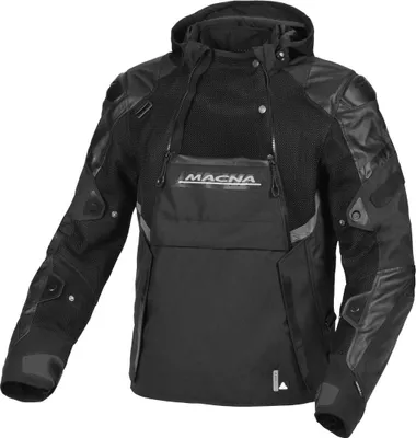 Immagine prodotto di Giacca impermeabile da moto Macna Bradical, nero, XL