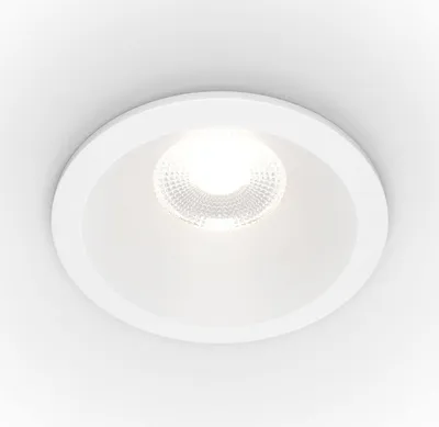 Produktbild von Maytoni Zoom LED Downlight, Einbauleuchte 12W dimmbar Weiss IP65 90Ra Ø8,5mm Warmweiss