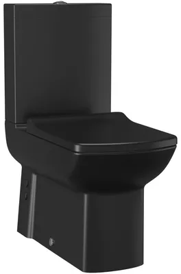 Produktbild von Creavit LARA Kombi-WC, Abgang senkrecht/waagerecht, schwarz matt