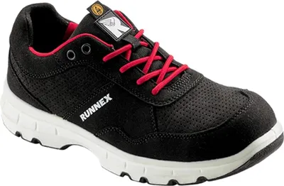 Produktbild von Runnex RUNNEX Sicherheitshalbschuh FlexStar 5179 S1P ESD Gr. 36 schwarz/rot