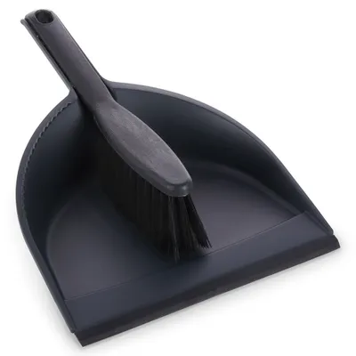 Image de Brosse à poussière pratique avec pelle pour la poussière et les miettes