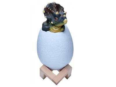 Zdjęcie produktu dla Verk 12294 Dinosaurus Triceratops Lampa 3D RGB