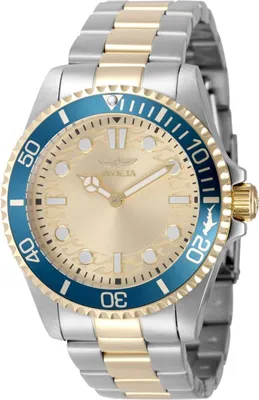 Immagine prodotto di Invicta Pro Diver 49697 Orologio da uomo - Movimento al quarzo - Acciaio inossidabile con quadrante dorato - 43 mm