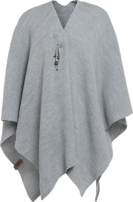 Produktbild von Knit Factory Jazz Poncho Cape - Grau - One Size