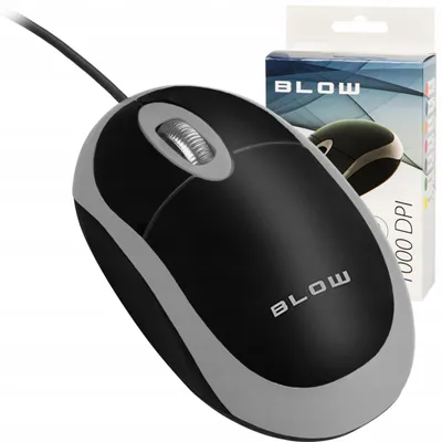 Produktbild von Optische Maus, kabelgebundene USB-Maus 1000 DPI für Computer und Laptop, leise