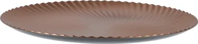 Produktbild von Dekoteller 33cm Kunststoff Spiralmuster Brandy