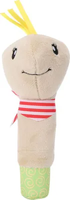Produktbild von Niedliche Plüsch-Cartoon-Tier-Babyrassel, Handglocken, Komfortspielzeug für Kinder, Baby-Schildkröte