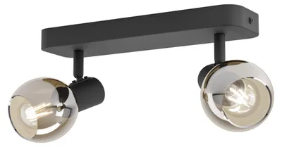 Produktbild von Eglo Deckenstrahler Balken Castellazo schwarz/kupfer 2er E14
